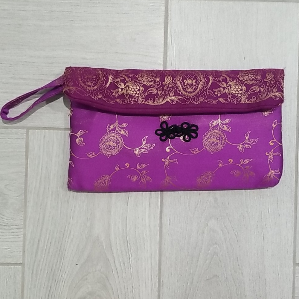 HP💕 Brocade Clutch, Custom Classy